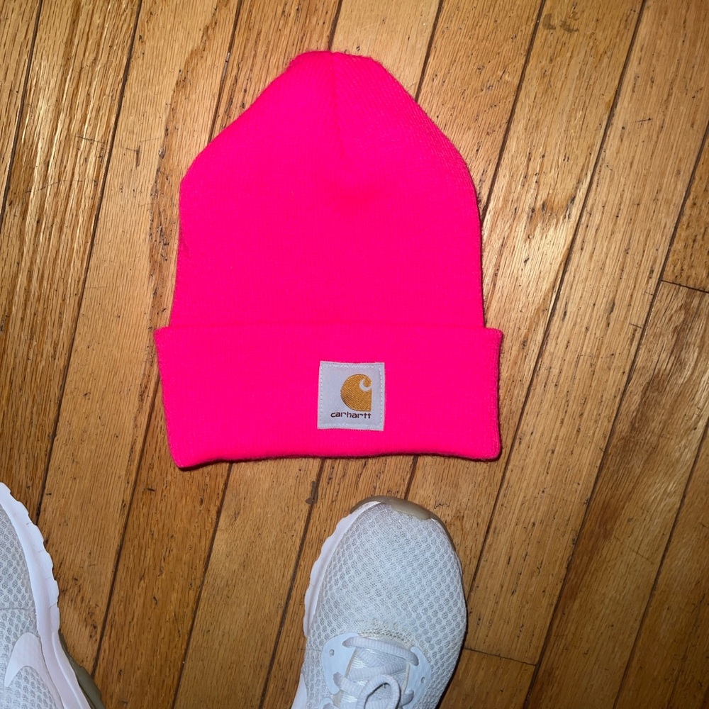 Carhartt women’s Neon Pink Beanie